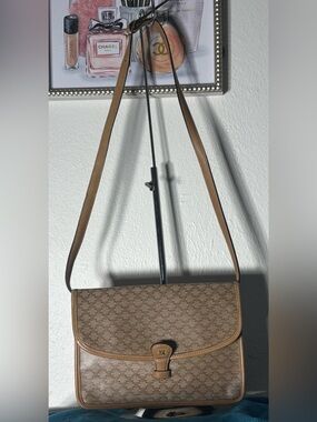 Celine Vintage Macadam Crossbody/Clutch- Excellent Condition